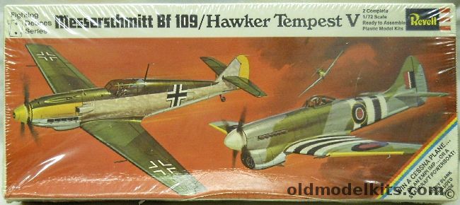 Revell 1/72 Messerschmitt Bf-109 and Hawker Tempest V  Fighting Deuces, H223-100 plastic model kit